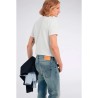 Gas Jeans Albert Simple Rev Entroge Uomo Ragazzo Denim Blu