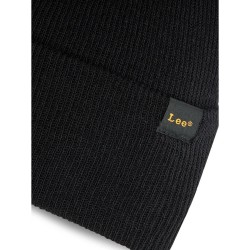 LEE Essential Beanie Cappello Uomo Ragazzo Nero