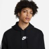 Nike Tuta Felpa Cappuccio Sport Essential Uomo Ragazzo Nera