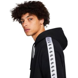 Nike Tuta Felpa Cappuccio Sport Essential Uomo Ragazzo Nera