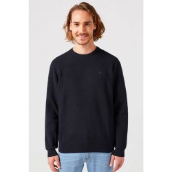 Wrangler Crewneck Sweater Maglia Girocollo Uomo Ragazzo Nera