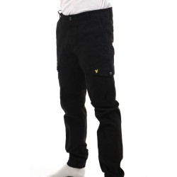 LYLE & SCOTT Pantalone Tascone Cargo Uomo Ragazzo Nero