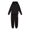 Puma Loungewear Tracksuit Tuta Cappuccio Donna Ragazza Nera