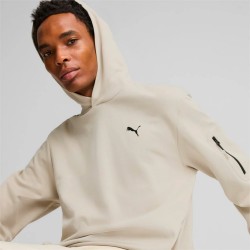 Puma Open Road Hoodie Felpa Cappuccio Uomo Ragazzo Beige