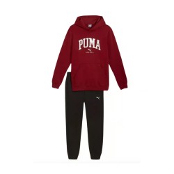 Puma Squad Hooded Suit Tuta Cappuccio Uomo Ragazzo Bordo