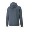 Puma Ess+ Big Logo Hoodie Felpa Cappuccio Uomo Ragazzo denim