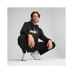 Puma Power Graphic Hoodie Felpa Cappuccio Uomo Ragazzo Nera