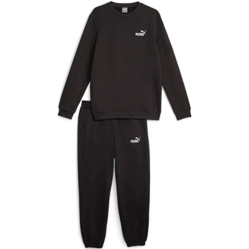 Puma Feel Good Tracksuit Tuta Girocollo Uomo Ragazzo Nero