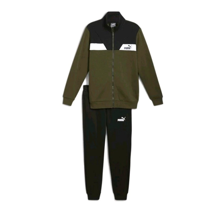 Puma Power Suit  Zip Intera Uomo Ragazzo Verde