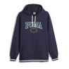 Puma Squad Hoodie FL Felpa Cappuccio Uomo Ragazzo Blu