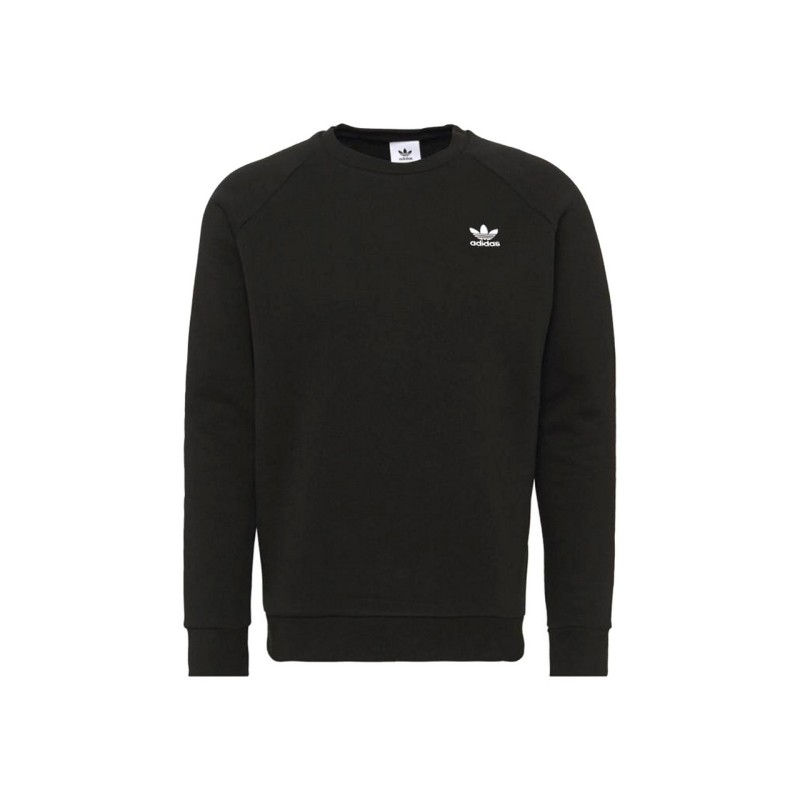 Adidas Essential Crew Felpa Girocollo Uomo Ragazzo Nera