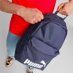 Puma Phase Backpack Zaino Uomo Ragazzo Borsa Blu