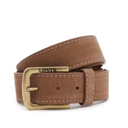 Levi's Cintura Loier Leather Uomo Donna Pelle Marrone