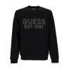 Guess Felpa Girocollo Beau CN Uomo Ragazzo Nera