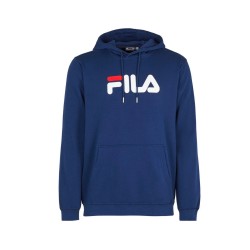 FILA Barumini Hoody Felpa Cappuccio Uomo Ragazzo Blu