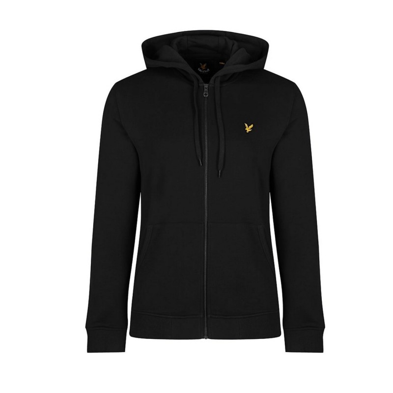 LYLE & SCOTT Felpa Full Intera Cappuccio Uomo Ragazzo Nera