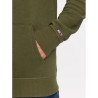 Tommy Hilfiger Felpa Cappuccio Uomo Ragazzo Verde