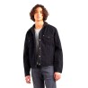 LEVI'S  Type 3 Sherpa Trucker Uomo Ragazzo Giubbino Imbottito Jeanz Nero