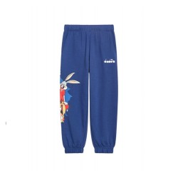 DIADORA Ju Jogger Pantalone Tuta Bimbo Bambino Blu