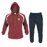 Diadora tracksuit Hoodie Tuta Zip Intera Cappuccio Uomo Ragazzo Rosso