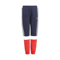 Adidas Pantalone Tuta Felpa Bambino Ragazzo Blu