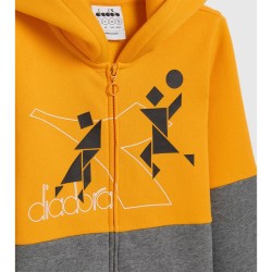 Diadora Tracksuit Tuta Completa Zip Intera Felpa Cotone Bimbo Ragazzo Sportiva Ginnastica Cotone