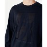 Armani Exchange Maglione Girocollo Uomo ragazzo Blu