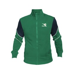 Diadora tracksuit Hoodie Tuta Zip Intera Cappuccio Uomo Ragazzo Verde