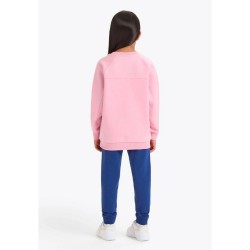 Diadora Tracksuit Tuta Girocollo Felpata Bambina Ragazza Rosa