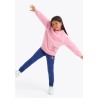 Diadora Tracksuit Tuta Girocollo Felpata Bambina Ragazza Rosa