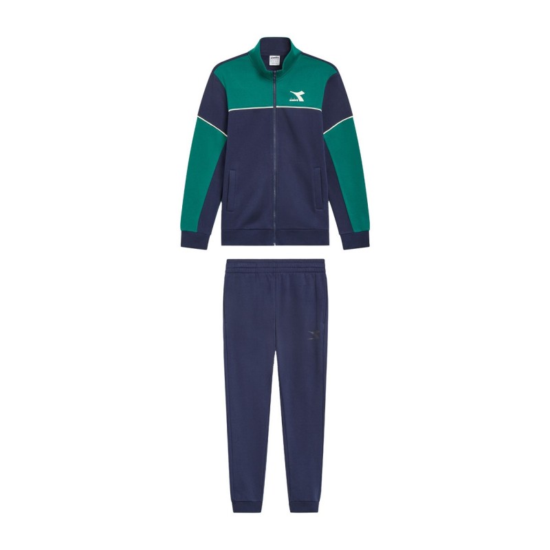 Diadora tracksuit Hoodie Tuta Zip Intera Uomo Ragazzo Verde