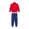 Diadora Tracksuit Tuta Zip Intera Felpata Bambino Ragazzo Rosso