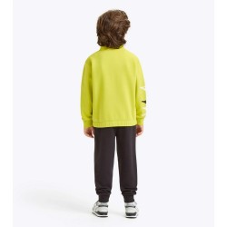 Diadora Tracksuit Tuta Zip Intera Felpata Bambino Ragazzo Verde