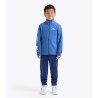 Diadora Tracksuit Tuta Zip Intera Felpata Bambino Ragazzo Blu