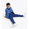 Diadora Tracksuit Tuta Zip Intera Felpata Bambino Ragazzo Blu