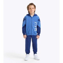 Diadora Tracksuit Tuta Zip Intera Cappuccio Felpata Ragazzo Bambino