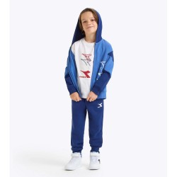 Diadora Tracksuit Tuta Zip Intera Cappuccio Felpata Ragazzo Bambino