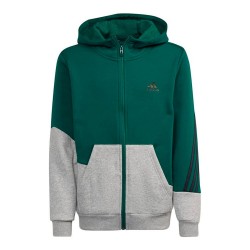 Adidas B Winter TS Tuta Felpa Zip Intera Cappuccio Ragazzo Bambino