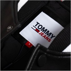 Tommy Jeans Bomber Uomo Ragazzo College Nero