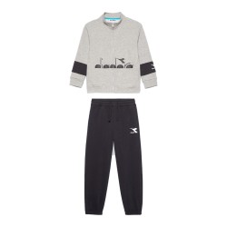 Diadora Tracksuit Hoopla Tuta Completa Zip Intera Bimbo Ragazzo Cotone Sportiva Ginnastica