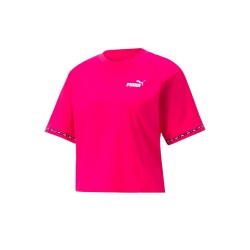 Puma Power Tape T-Shirt Ragazza Donna Mezza Manica Corta