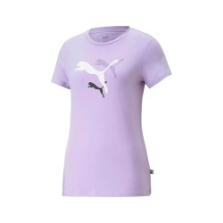 Puma Ess+Logo Power T-Shirt Ragazza Donna Mezza Manica Corta