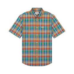 Wrangler ss 1 pkt Camicia Uomo Ragazzo Mezza Manica Corta