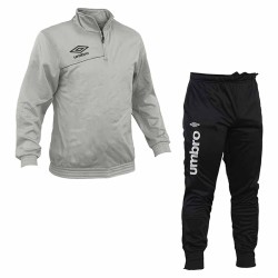 Umbro Style Train Tuta Mezza Zip Uomo Ragazzo Bambino Acetata Allenamento