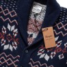 Wrangler Chunky Shawl Cardigan Uomo Ragazzo Maglione Aperto Bottoni