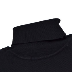 Fred Mello Maglia Maglione Uomo Ragazzo Collo Alto Dolce Vita Pullover Tinta Unita