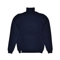 Fred Mello Maglia Maglione Uomo Ragazzo Collo Alto Dolce Vita Pullover Tinta Unita