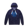 North Sails Hooded Felpa Zip Intera Cappuccio W/Graphic Uomo Ragazzo