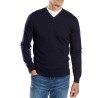 Wrangler Fine Neck Maglione Uomo Medio Misto Lana Maglia Pullover Scollo A V Manica Lunga