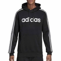 Adidas E 3S PO FL Felpa Cappuccio Uomo Ragazzo Sportiva Ginnastica Cotone Corsa Running